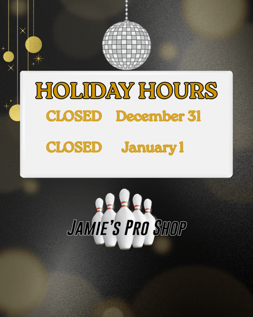 Holiday hours