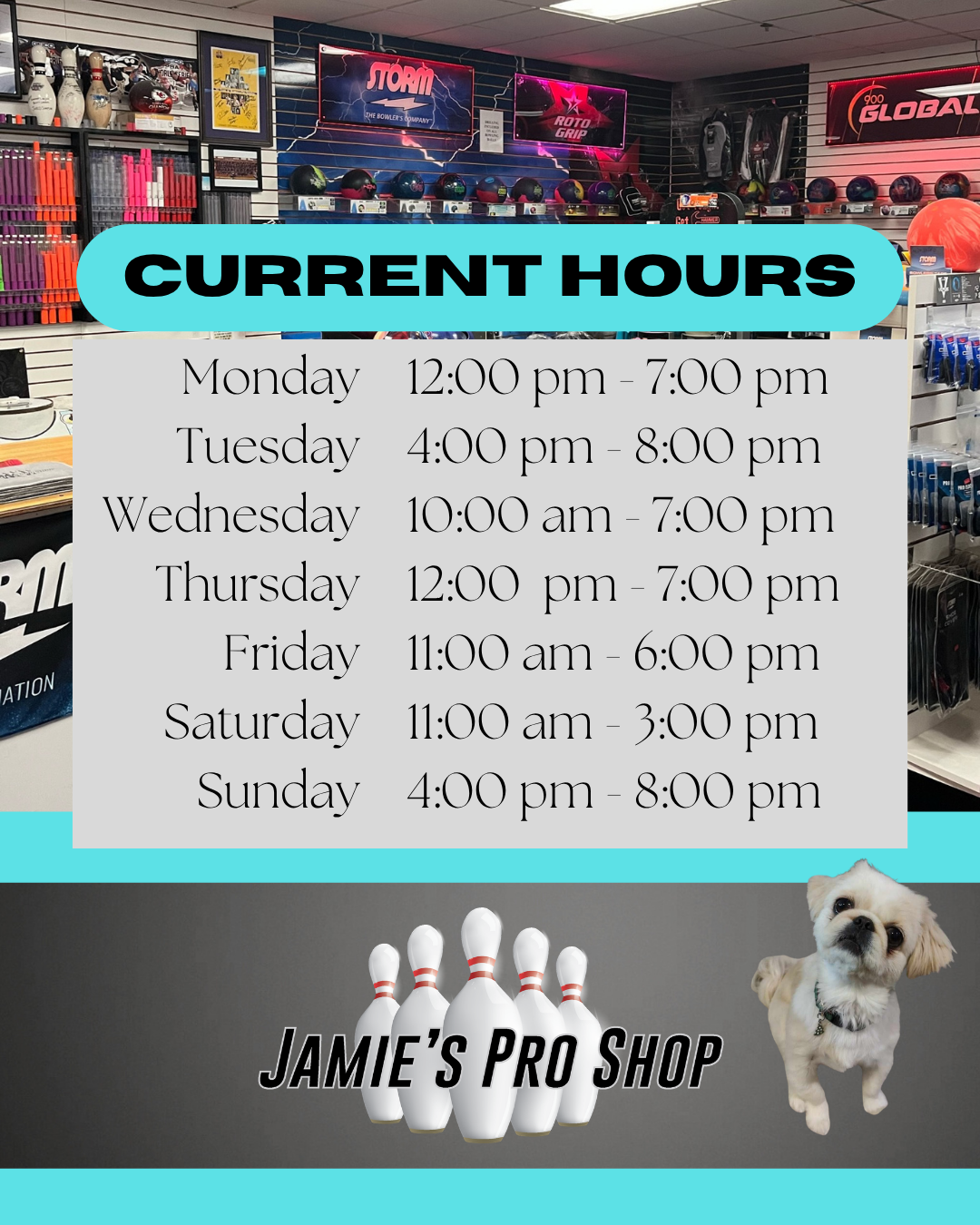 pro shop hours