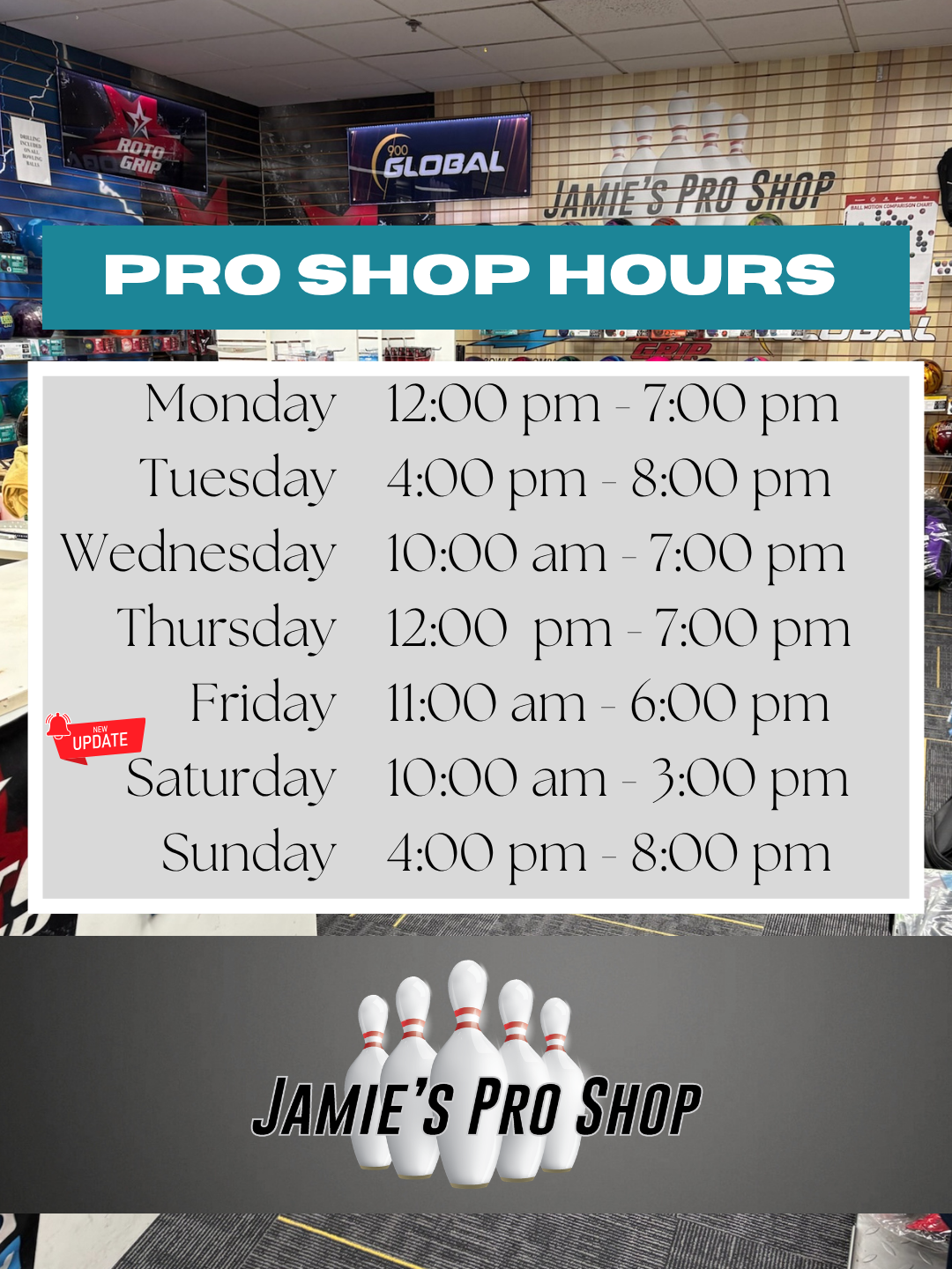 pro shop hours